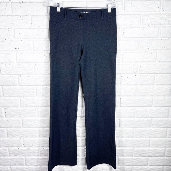BETABRAND Charcoal Grey Pull on Flat Front Comfort Career Pant Wide Leg Medium - Picture 1 of 8
